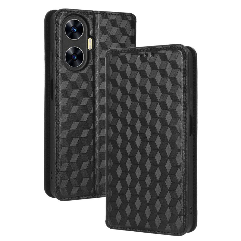 Δερματινη Θηκη Realme C55 Τρισδιάστατο Σχέδιο