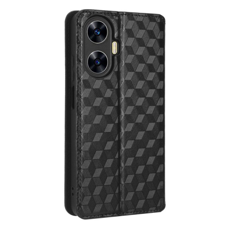 Δερματινη Θηκη Realme C55 Τρισδιάστατο Σχέδιο
