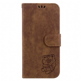 Δερματινη Θηκη Realme C55 Χαριτωμένη Τίγρης