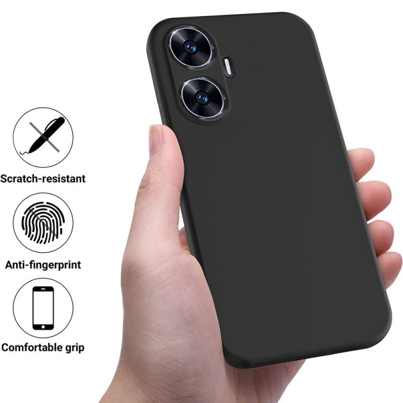 Κάλυμμα Realme C55 Υγρή Σιλικόνη Με Λουράκι Σιλικόνης