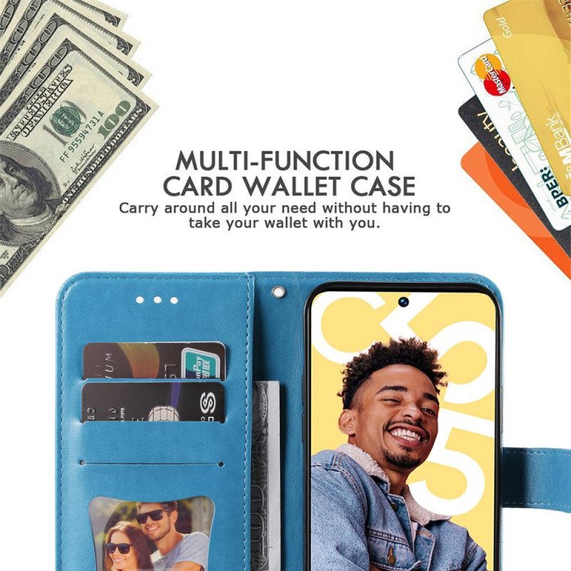 Θηκη Κινητου Realme C55 Λουράκι Με Σχέδιο Λουλουδιών