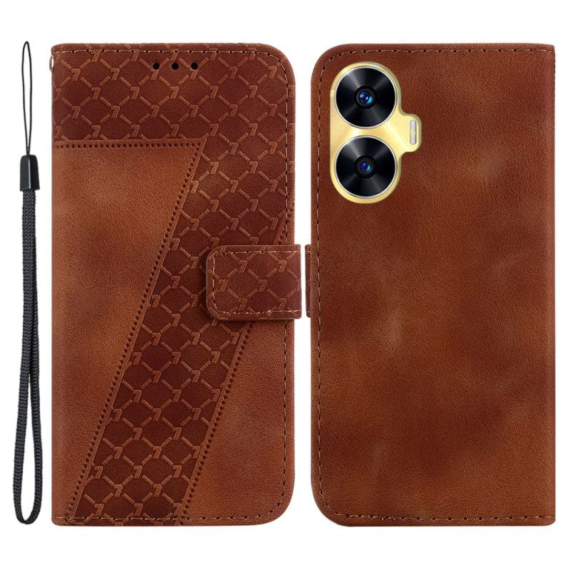 Θηκη Κινητου Realme C55 Σχέδιο 7 Με Λουράκι