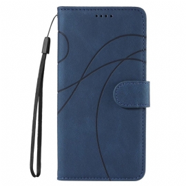 Θηκη Κινητου Realme C55 Θήκες Κινητών Κυματιστές Γραμμές Με Κορδόνι