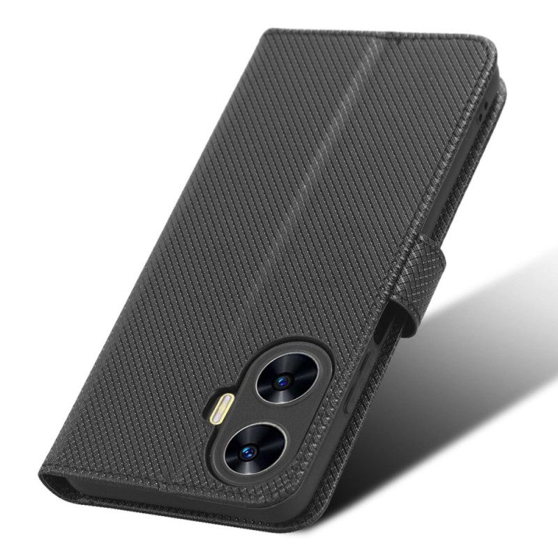 Θηκη Κινητου Realme C55 Θήκες Κινητών Πορτοφόλι Με Λουράκι Με Σχέδιο Και Υφή
