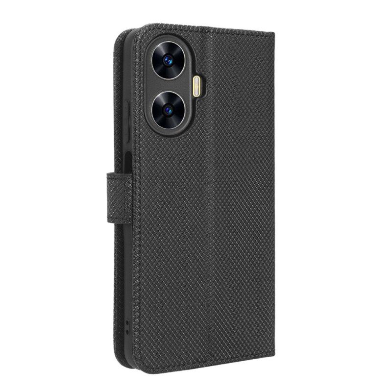 Θηκη Κινητου Realme C55 Θήκες Κινητών Πορτοφόλι Με Λουράκι Με Σχέδιο Και Υφή
