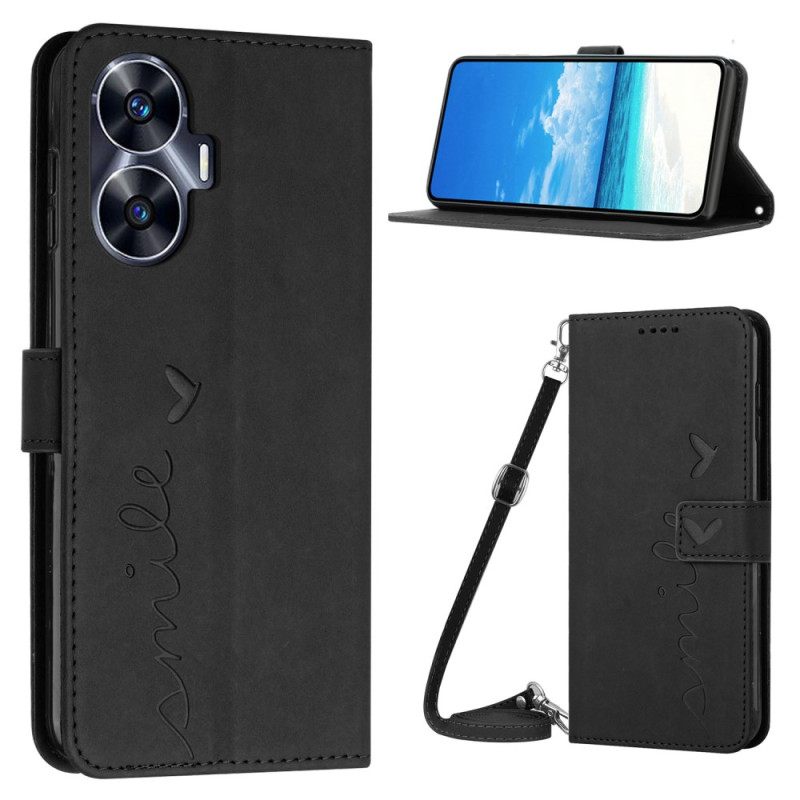 Θηκη Κινητου Realme C55 Θήκες Κινητών Χαμόγελο Με Ιμάντα Ώμου