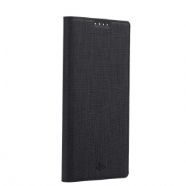 θηκη κινητου Sony Xperia 10 IV Θήκη Flip Υφή Υφάσματος Vili