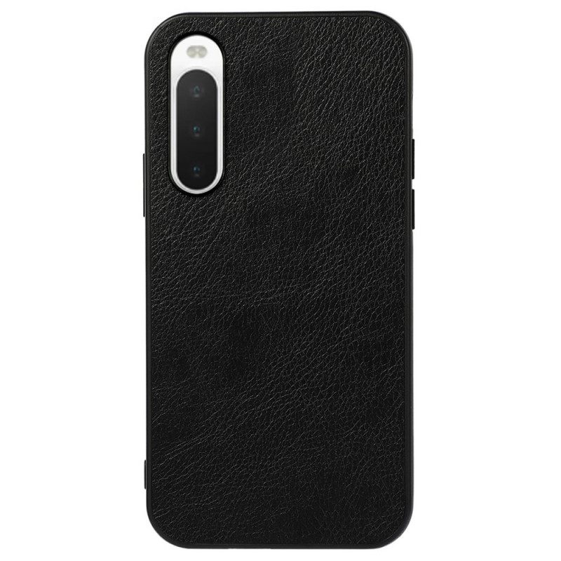 Θήκη Sony Xperia 10 IV Litchi Leather Style