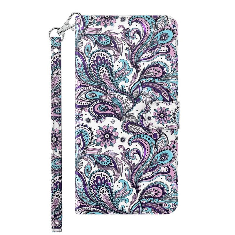 Κάλυμμα Xiaomi Redmi 10C με κορδονι Paisley Strappy