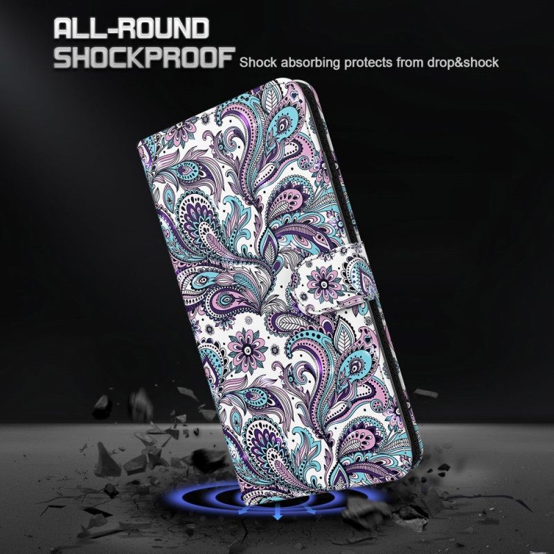 Κάλυμμα Xiaomi Redmi 10C με κορδονι Paisley Strappy