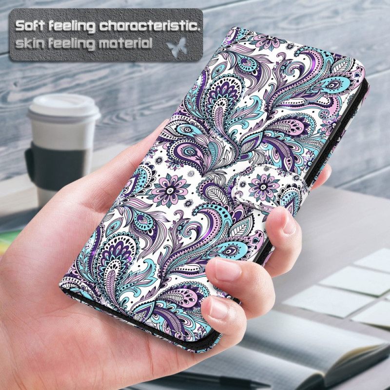Κάλυμμα Xiaomi Redmi 10C με κορδονι Paisley Strappy