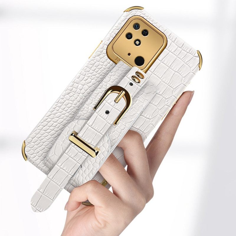 Θήκη Xiaomi Redmi 10C Λουράκι Croco