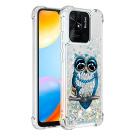 Θήκη Xiaomi Redmi 10C Miss Owl Sequins