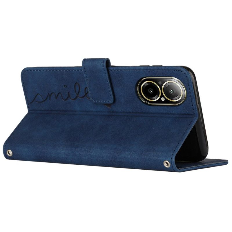 Δερματινη Θηκη Realme C67 Εφέ Σουέτ Χαμόγελου