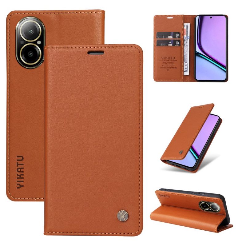 Δερματινη Θηκη Realme C67 Κλασικό Ykatu