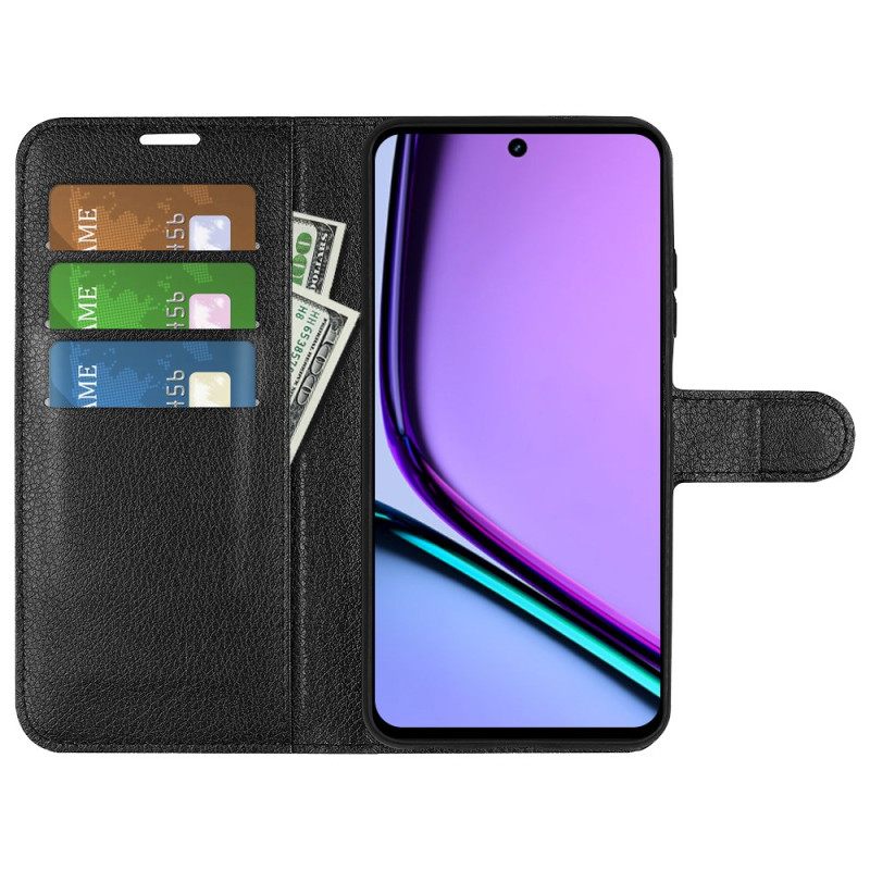 Δερματινη Θηκη Realme C67 Λύτσι Από Τεχνητό Δέρμα Σιλικόνης