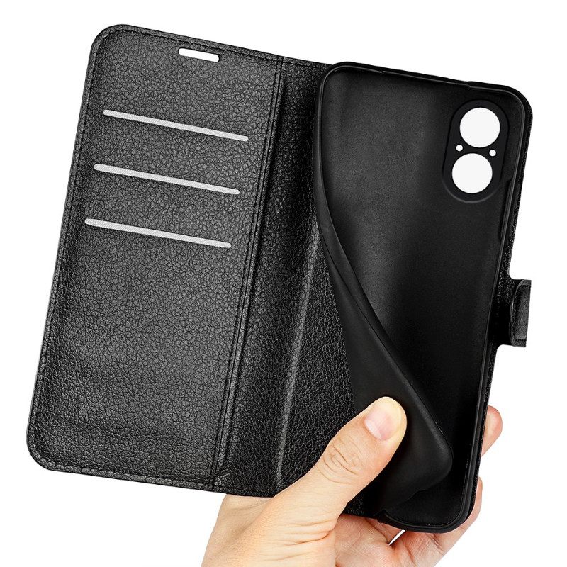 Δερματινη Θηκη Realme C67 Λύτσι Από Τεχνητό Δέρμα Σιλικόνης