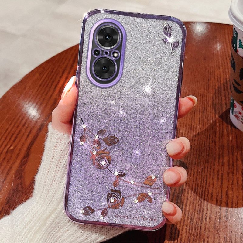 Κάλυμμα Realme C67 Άκρη Με Στρας Σιλικόνης
