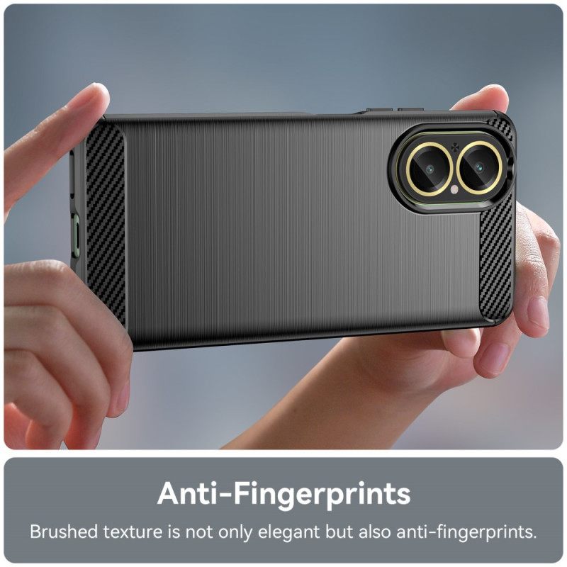 Κάλυμμα Realme C67 Βουρτσισμένο Ανθρακόνημα