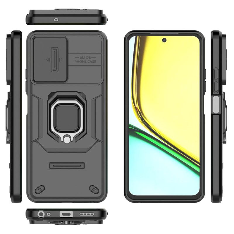 Κάλυμμα Realme C67 Θήκη Για Δαχτυλίδια Και Συρόμενο Κάλυμμα Φακού
