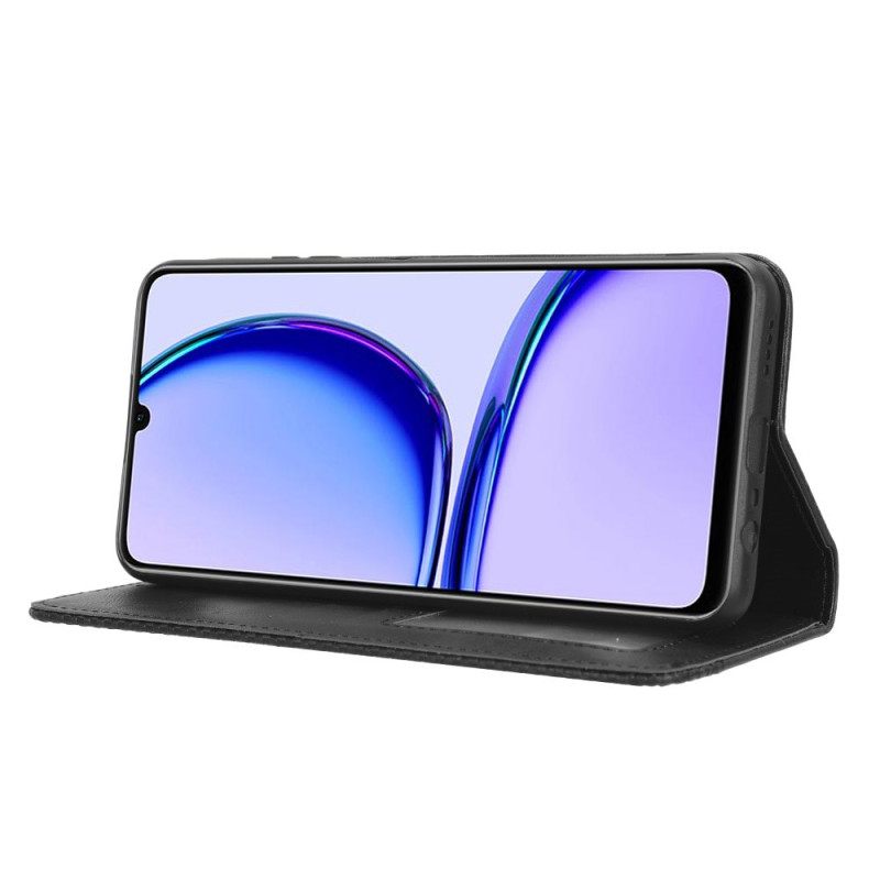 Δερματινη Θηκη Realme C53 Vintage Στυλ Σιλικόνης