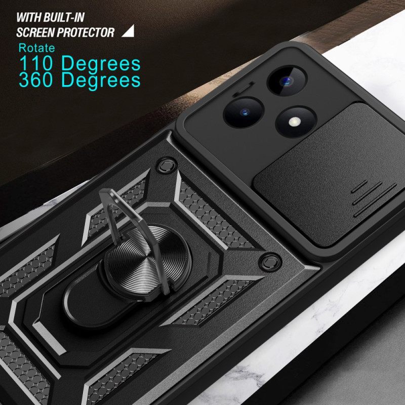 Κάλυμμα Realme C53 Βάση Δαχτυλιδιού Και Προστατευτικό Φακού