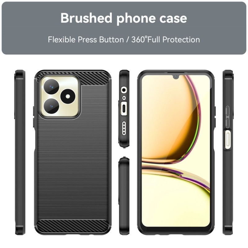 Κάλυμμα Realme C53 Θήκες Κινητών Βουρτσισμένο Ανθρακονήματα