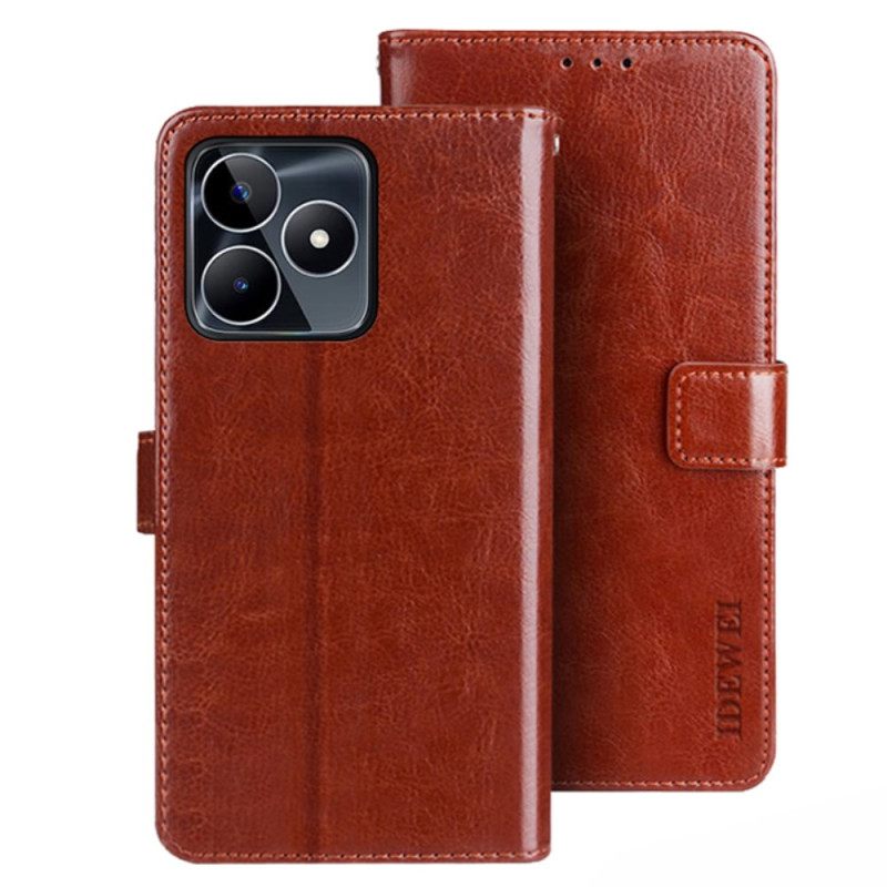 Θηκη Κινητου Realme C53 Θήκες Κινητών Τεχνητό Δέρμα Idewei