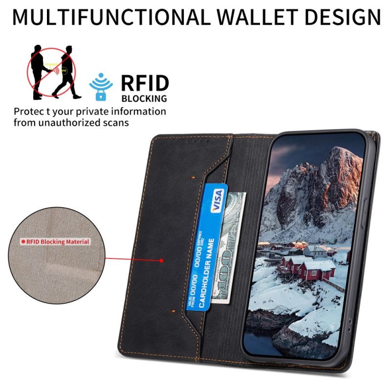 Δερματινη Θηκη Oneplus 13r Αποκλεισμός Rfid Σιλικόνης