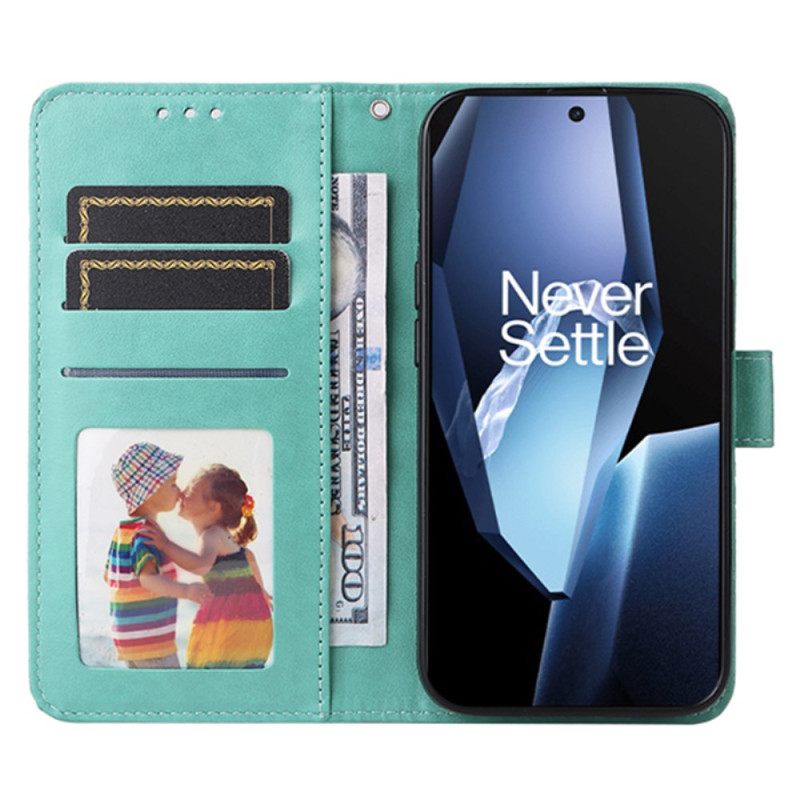 Δερματινη Θηκη Oneplus 13r Ηλίανθος Σιλικόνης