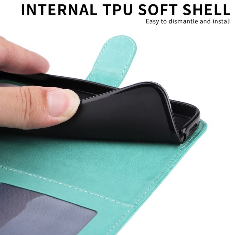 Δερματινη Θηκη Oneplus 13r Ηλίανθος Σιλικόνης