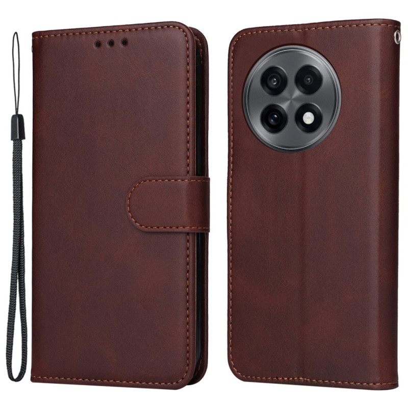 Δερματινη Θηκη Oneplus 13r Λουρί Από Απλό Δέρμα