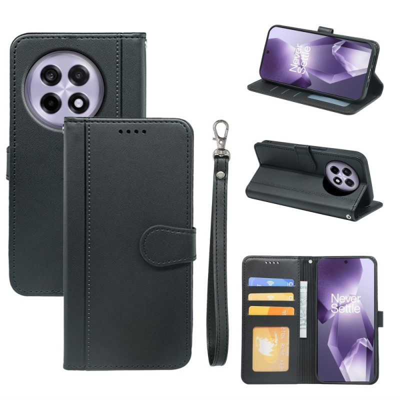 Δερματινη Θηκη Oneplus 13r Πορτοφόλι Με Διπλή Θήκη Καρτών