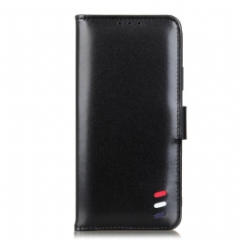 Θήκη Flip OnePlus Nord N10 Τρίχρωμο Δερμάτινο Εφέ