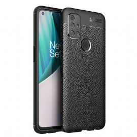 Θήκη OnePlus Nord N10 Δερμάτινο Εφέ Litchi Διπλής Γραμμής