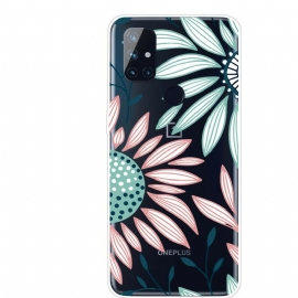 Θήκη OnePlus Nord N10 Διαφανές Ένα Λουλούδι