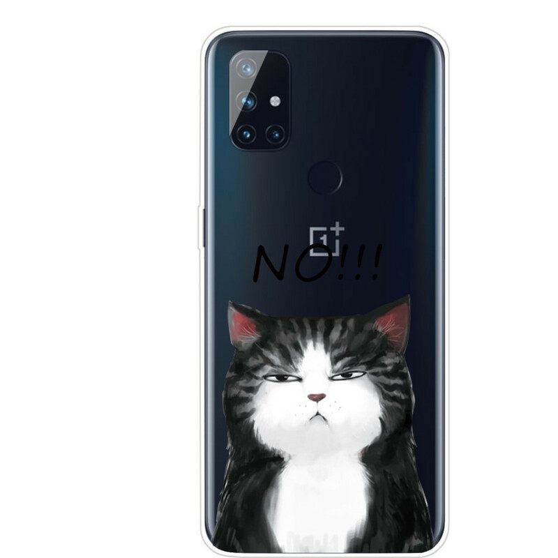 Θήκη OnePlus Nord N10 Η Γάτα Που Λέει Όχι