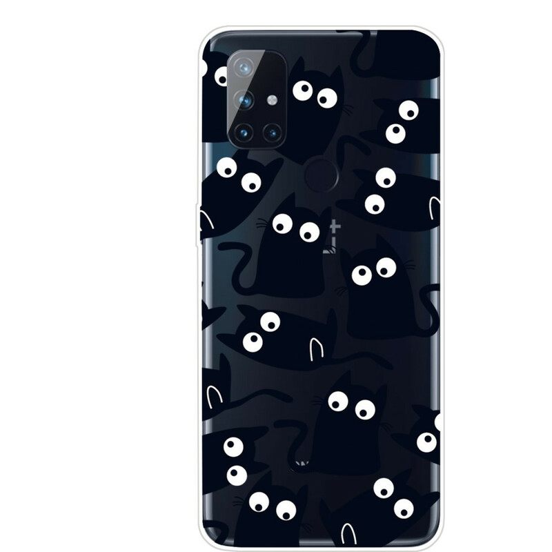 Θήκη OnePlus Nord N10 Μαύρα Ποντίκια