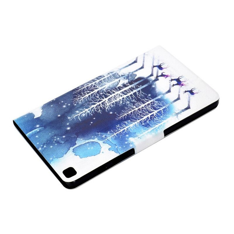 δερματινη θηκη Samsung Galaxy Tab A 8" (2019) Ελάφια Χιονιού