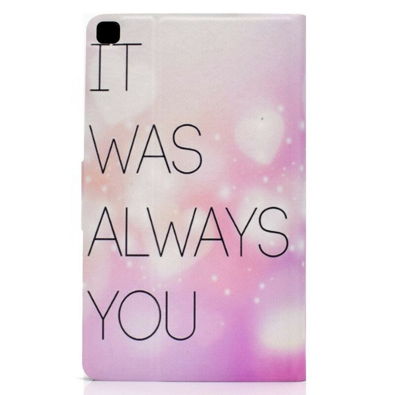 δερματινη θηκη Samsung Galaxy Tab A 8" (2019) Ήσουν Πάντα Εσύ