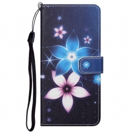 Κάλυμμα Google Pixel 6A με κορδονι Lunar Strap Flowers