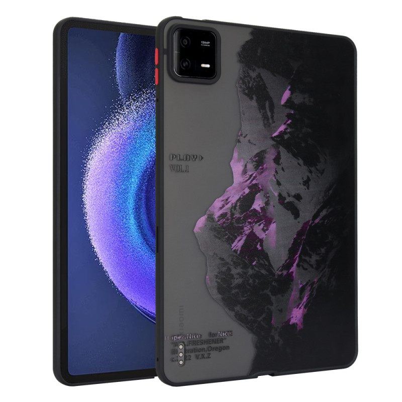 Κάλυμμα Xiaomi Pad 6 Pro Μωβ Χιονισμένο Βουνό