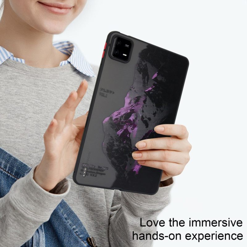 Κάλυμμα Xiaomi Pad 6 Pro Μωβ Χιονισμένο Βουνό