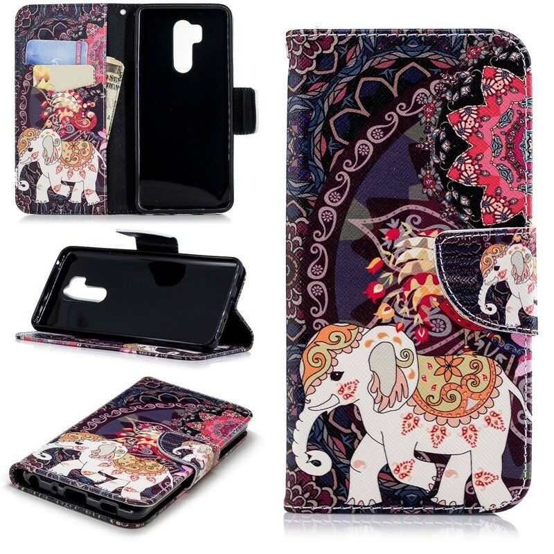 Κάλυμμα LG G7 ThinQ Mandala Ethnic Elephants