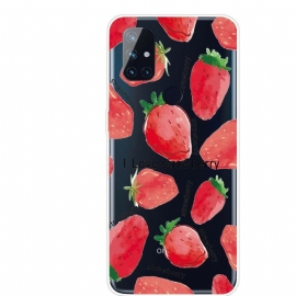 θηκη κινητου OnePlus Nord N100 Φράουλες / I Love Strawberry