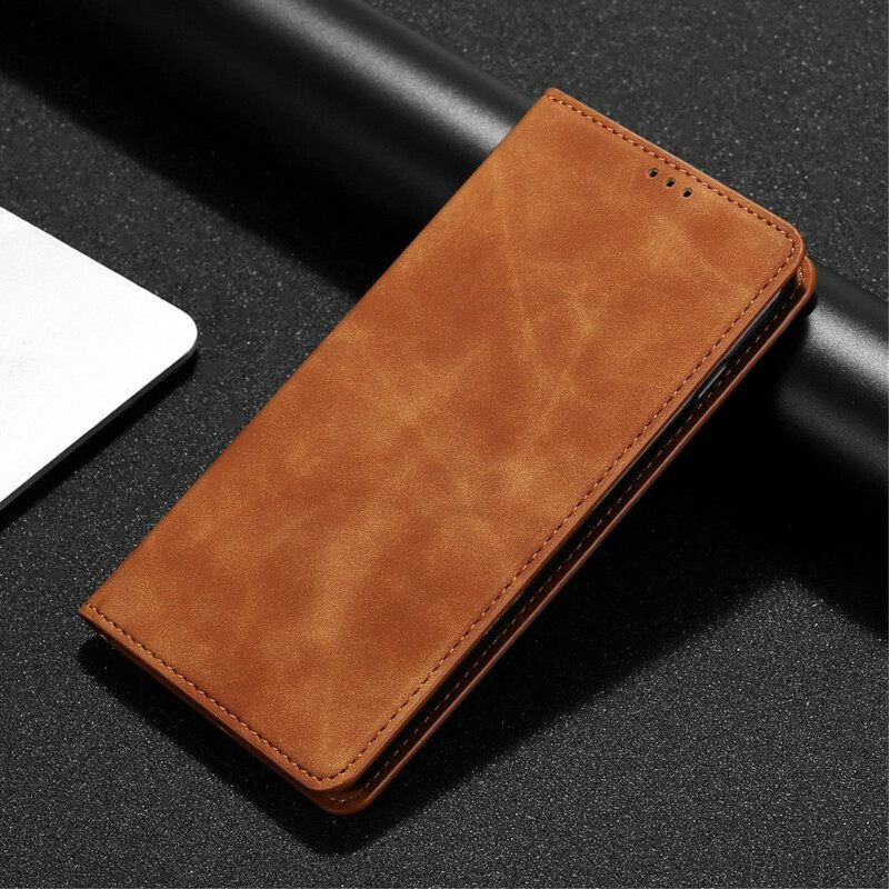 θηκη κινητου OnePlus Nord N100 Θήκη Flip Δερμάτινο Εφέ Silky Touch