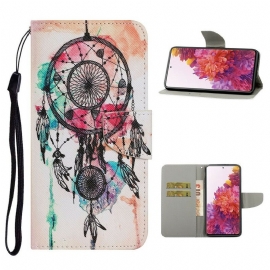 δερματινη θηκη Samsung Galaxy S20 FE Ακουαρέλα Dream Catcher