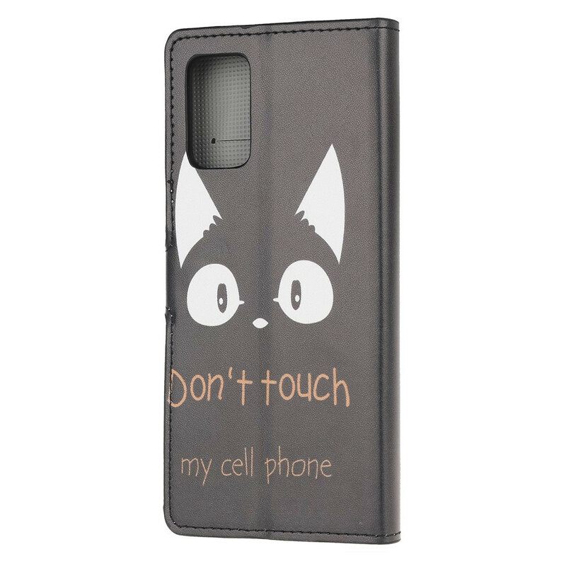 δερματινη θηκη Samsung Galaxy S20 FE Μην Αγγίζετε Το Κινητό Μου