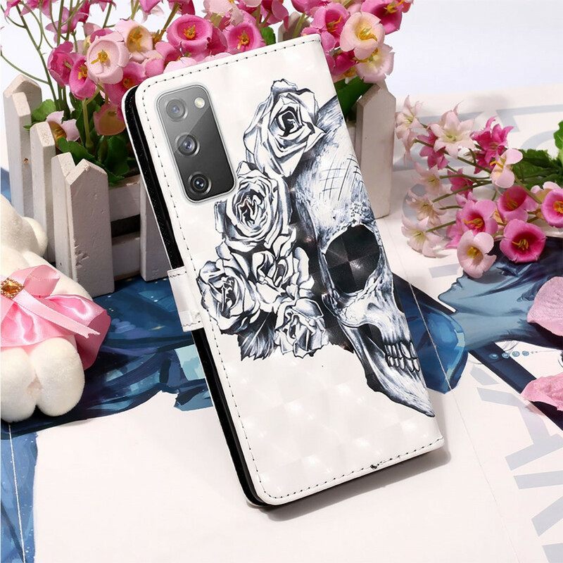 Κάλυμμα Samsung Galaxy S20 FE Floral Skull