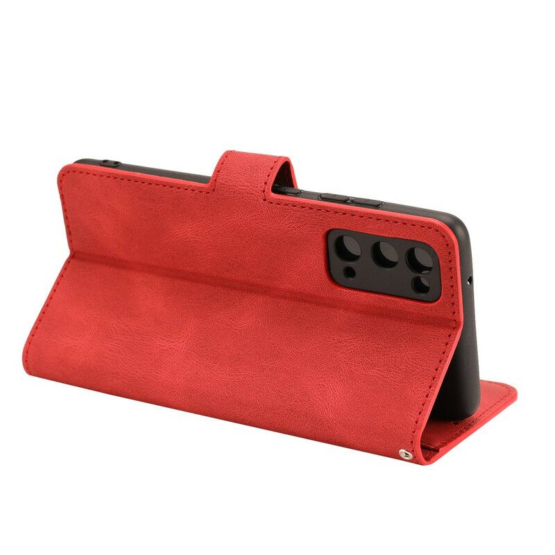 Θήκη Flip Samsung Galaxy S20 FE Κλασικό Vintage Faux Leather
